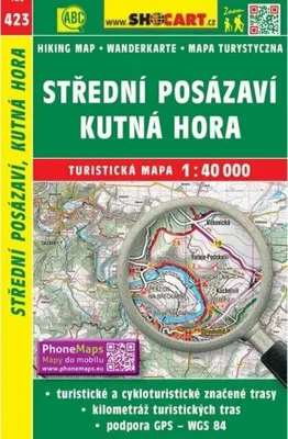 Productafbeelding van Wandelkaart Tsjechië, Midden-Posavie, Kutná Hora, schaal 1:40.000