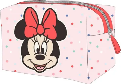 Immagine prodotto di Disney Minnie Mouse borsa da toilette per bambini Borsa per cosmetici 7,5×10×18 cm in Pelle finta