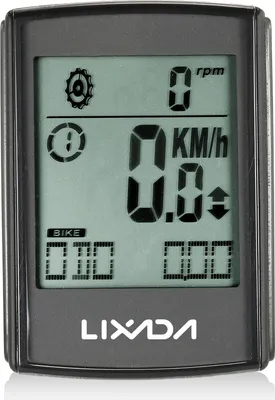 Zdjęcie produktu dla Lixada Wielofunkcyjny bezprzewodowy komputer rowerowy LCD 2 w 1 Prędkość, kadencja Wodoodporny
