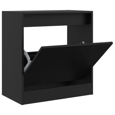 Produktbild von "2026 Promotion" Schuhschrank, moderner Schuhkommode, Schwarz 60x34x63,5 cm Holzwerkstoff - Schuhregale CC30107