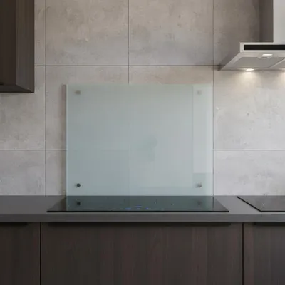 Immagine prodotto di Pannello posteriore per cucina 70x50 cm Paraspruzzi Rivestimento in piastrelle Paraspruzzi per fornelli Vetro smerigliato