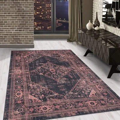 Zdjęcie produktu dla Carpetsale24 Prany Dywan Krótkow?osy do Salonu Nowoczesny Styl Antypo?lizgowy ?atwy w Piel?gnacji do Sypialni, Rozmiar: 80x250 cm