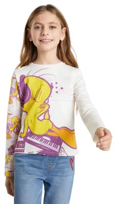 Produktbild von Desigual Mädchen-Langarmshirt Tweety Looney Tunes 122