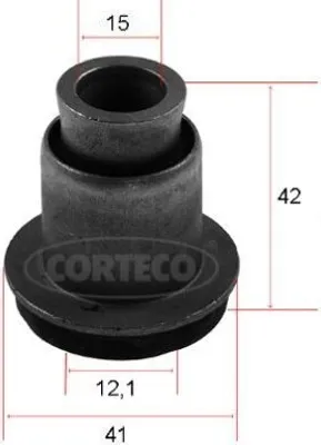 Produktbild von Lagerung Lenker passend für PEUGEOT 406 (8B) Hinten 80004766 CORTECO