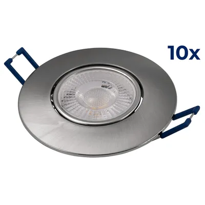 Produktbild von LED-Einbauleuchte McShine EL-313 4,5W 450Lumen 3000K warmweiß 10er-Pack
