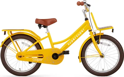Produktbild von SuperSuper Cooper Bamboo Kinderfahrrad - 18 Zoll - Gelb
