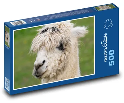 Obrázok produktu pre Puzzle 500 Krásna Alpaka v Prírode - martinpuzzle