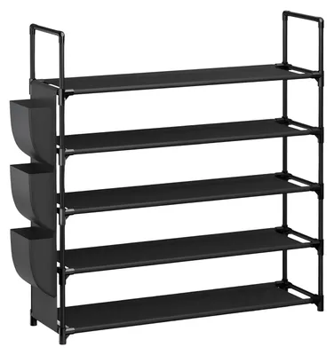Schuhregal 5 Ebenen, abnehmbar, für 20-25 Paar, 85x28x88 cm