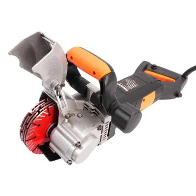 Produktbild von 4800W Mauernutfräse Schlitzfräse    Elektrische  Wandschlitzmaschine mit    5 Sägeblätter   für 40x42mm Schlitz  360°