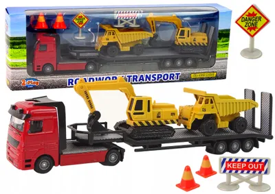 Obrázek produktu pro Auto Nákladní auto Transporter Sklápěč bagr Metal