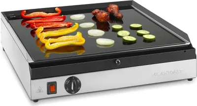 Produktbild von MILANTOAST-Maxi glatte Glas Keramik Bratplatte 51x54cm 220-240v 50 / 60hz 2,8kw
