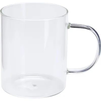 Produktbild von Glas mit Henkel für Kaffee und Tee
