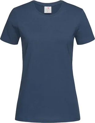 Produktbild von Stedman ST2600 | Classic Ladies Damen T-Shirt - Farbe: Navy Blue - Größe: L