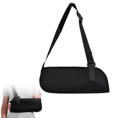 Produktbild von Armschlinge Arm, Verstellbar, Unterstützungsschlinge für Rechts- und Linkshänder, Mesh, Schwarz