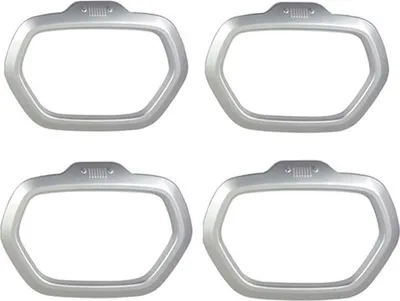 Zdjęcie produktu dla Ramka głośnika do Jeep Renegade 2014-2024 Chrome ABS Silver 4szt