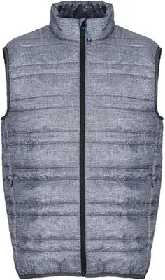 Immagine prodotto di Regatta TRA856 | Scaldacorpo imbottito Firedown Down-Touch da uomo - Colore: Grigio Marl/Nero - Taglia: 3XL