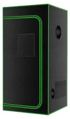 Produktbild von ZELURXX Hydroponische Growbox Zelt 600D Oxford, Pflanzenzelt mit Sichtfenster & Werkzeugtasche, Wasserdicht, Stabil, für Indoor-Anbau, 80x80x160 cm