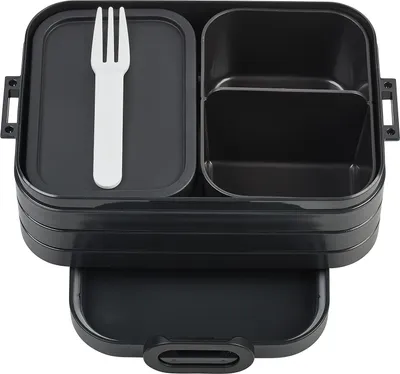 Produktbild von bento lunchbox take a break midi - nordic black