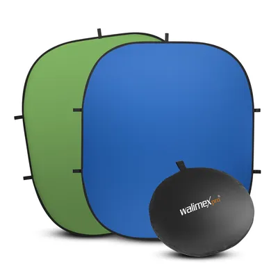 Image de Walimex pro 2in1 Fond plié vert/bleu 200x230
