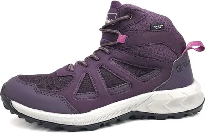 Produktbild von Jack Wolfskin Woodland Texapore Mid W Sportschuhe Damen Outdoorschuhe Wanderschuh Violett Freizeit, Schuhgröße:EUR 38.5 | UK 5.5