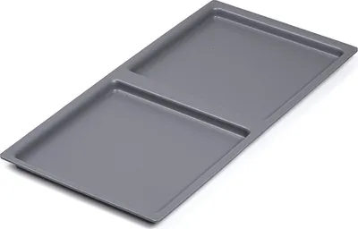 Produktbild von Deckel für 21L eins2vier Küchen-Mülleimer Mülltrennungssystem Wertstofftrennsystem alugrau