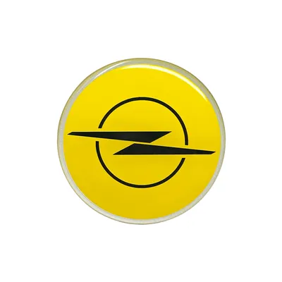 Obrázek produktu pro 3D samolepka s logem Opel, žlutá, 58 mm