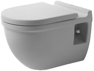 Produktbild von Duravit Wand-WC COMFORT STARCK 3 tief, 360 x 545 mm, Sitzhöhe +50 mm weiß