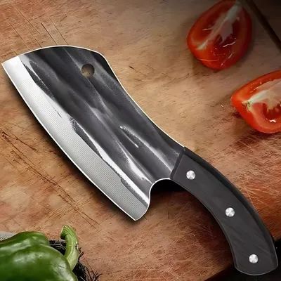 Zdjęcie produktu dla Nóż kuchenny EM-33030 - Brązowy, elegancki tasak KP33030