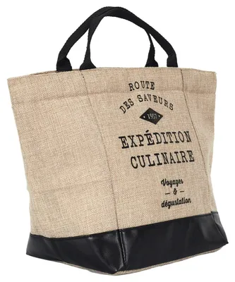 Produktbild von Kuhltasche aus Jute - fur Lunchpakete oder Getranke - 6 Liter - 35 x 18 x 26 cm - Trageriemen