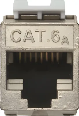 Obrázok produktu pre DIGITUS CAT 6A Keystone Modul, geschirmt mit intelligentem Kabelmanager, Set (24 Stück)