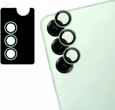 Productafbeelding van imoshion Camera Protector Glas 2-pack voor de Samsung Galaxy S25 - Mint