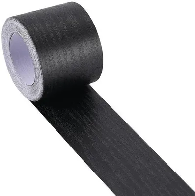 Produktbild von Holzoptie Reparaturband Dekorfolie Wasserdicht Selbstklebend 10 m x 50 mm Schwarz