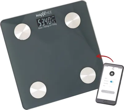 Image de Pèse-personne MAXXMEE avec analyse corporelle App de santé Bluetooth