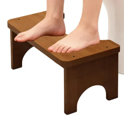 Productafbeelding van Houten Toilet Kruk voor Volwassenen en Kinderen