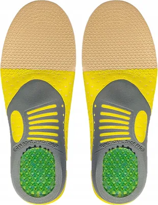 Image de Semelles orthopédiques pour épine calcanéenne et valgus | Taille 41-46, unie | Confortable et efficace