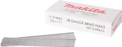 Produktbild von Makita 18 Ga Stauchkopfnagel Box Draht Ø 1,2 Mm, 25 Mm (5.000 Stück )