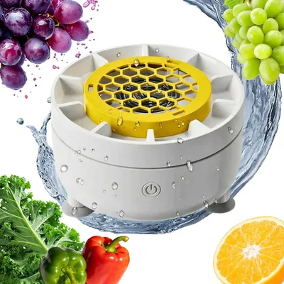 Produktbild von Kabelloser Obst- und Gemüsereiniger, kompakter Lebensmittelreiniger mit Magnetladung, IPX7 wasserdicht für Reise & Camping