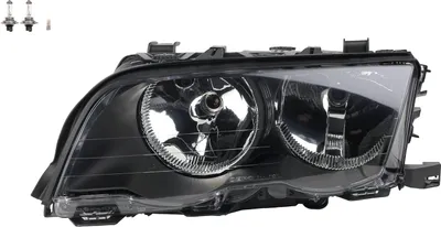 Produktbild von Scheinwerfer passend für BMW 3er E46 02/98- 08/01 Links Leuchtmittel 63126902745 63126906493 6902745 6906493 Johns