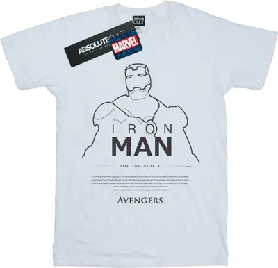 Produktbild von Marvel - T-Shirt für Herren BI51320 (4XL) (Weiß)