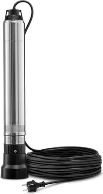Produktbild von TROTEC Tiefbrunnenpumpe TDP 750 E Brunnenpumpe Pumpe Wasserpumpe Gartenpumpe Tauchpumpe Edelstahl (1000 Watt | 5100 l/h | bis 50 m Förderhöhe)