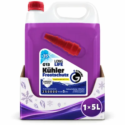 Produktbild von G XTREME G13 Kühlmittel 5L Kühlerfrostschutz -35°C Longlife VW TL 774-J, KI-generiertes Bild