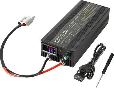 Produktbild von Lithium-Batterieladegerät, 12V, einstellbarer Strom, 60A Anderson Multi, EU-Stecker