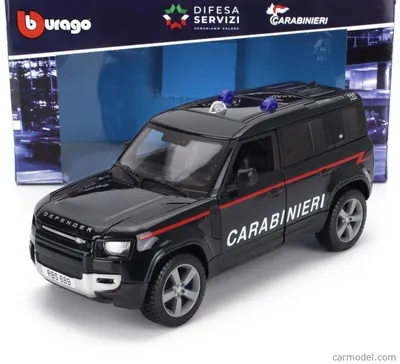 Imagen del producto de Bburago, Land Rover New Defender 110, Carabinieri, 2022, escala 1:24, color azul