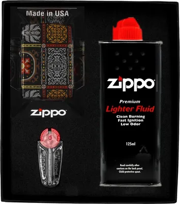 Produktbild von ZIPPO Feuerzeug-Set PATTERN DESIGN Geschenk No1