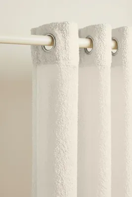 Produktbild von Vorhang Dreamy Bouclé Creme 140x250 cm mit Ösen halbverdunkelnd 280 g/m²