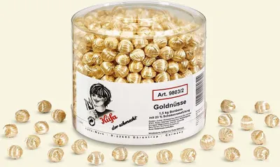 Produktbild von Küfa Goldnüsse mit Schoko-Füllung 1,5 kg / Bonbons