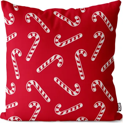 Produktbild von VOID Weihnachten Zuckerstangen Kissenbezug Kissenhülle Sofakissen Kissen Deko Outdoor-Kissen Dekokissen