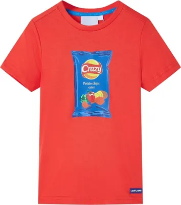 Obrázek produktu pro Dětské tričko s krátkým rukávem červené 140