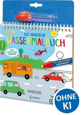 Immagine prodotto di Das magische Wassermalbuch - Fahrzeuge