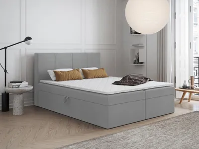 Produktbild von Boxspringbett mit Bettkasten Faro 160x200 cm Pocket, Polsterbett, Bettgestell, Doppelbett, Stauraum, Schlafzimmer